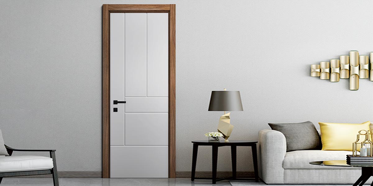 kiểu lưới cửa bên trong bằng gỗ màu trắng