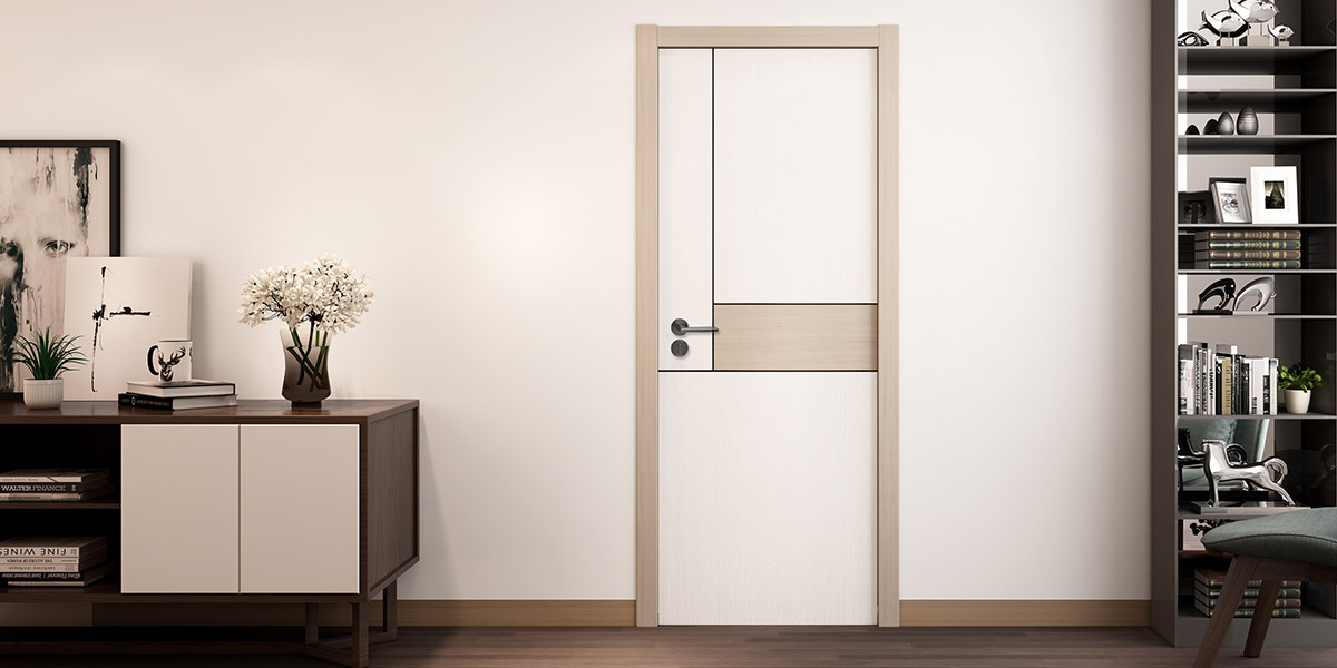 Cửa nội thất bằng gỗ PVC thiết kế đơn giản Cửa nội thất thiết kế đơn giản