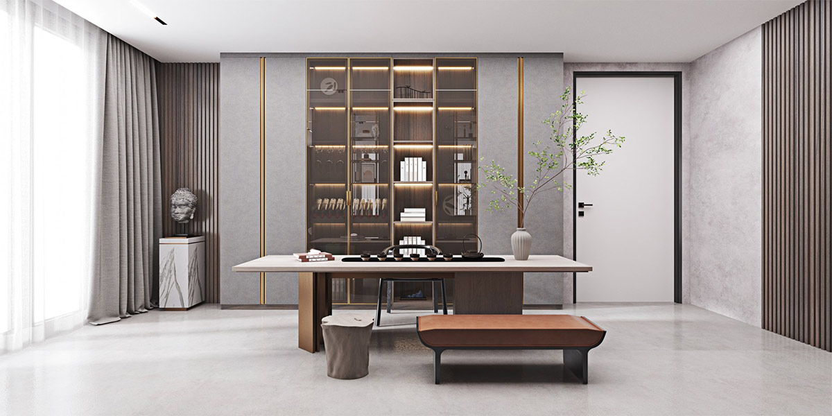 Thiết kế phòng giải trí trà