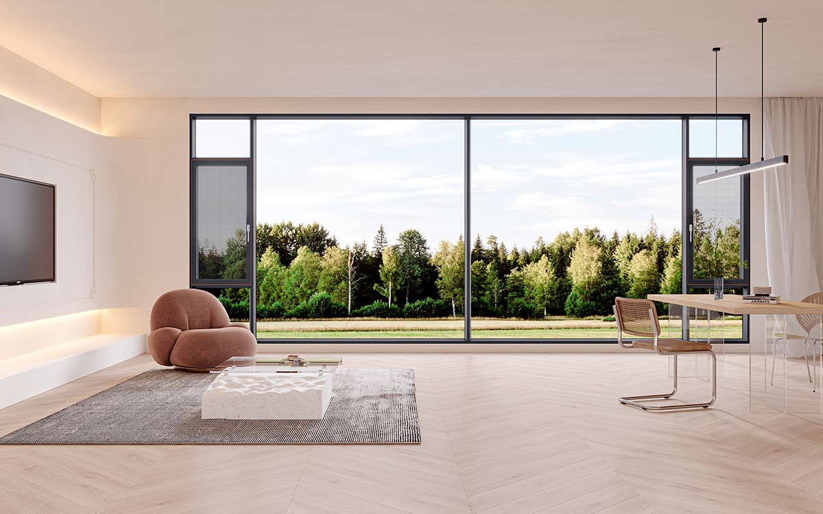 Modern Aluminium Casement Window